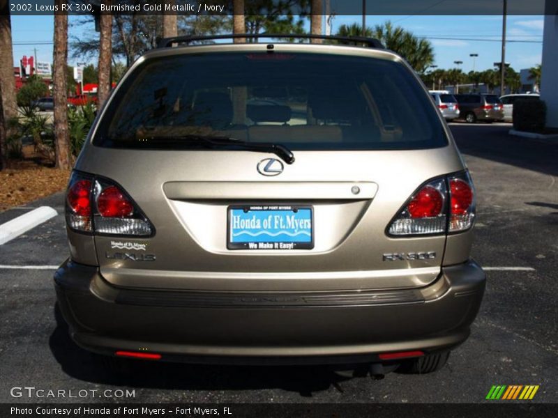 Burnished Gold Metallic / Ivory 2002 Lexus RX 300