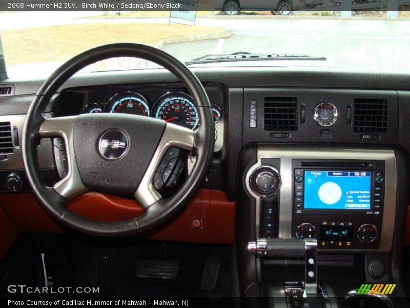 Birch White / Sedona/Ebony Black 2008 Hummer H2 SUV