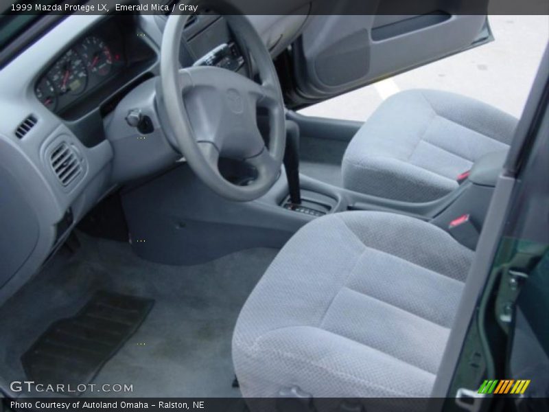 Emerald Mica / Gray 1999 Mazda Protege LX