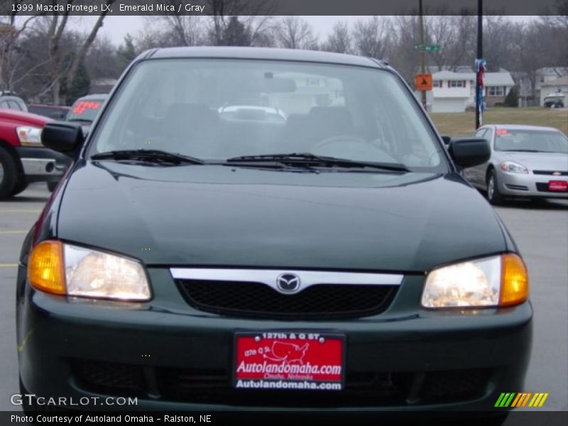 Emerald Mica / Gray 1999 Mazda Protege LX