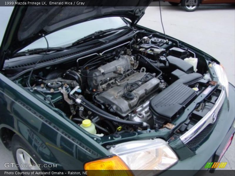 Emerald Mica / Gray 1999 Mazda Protege LX