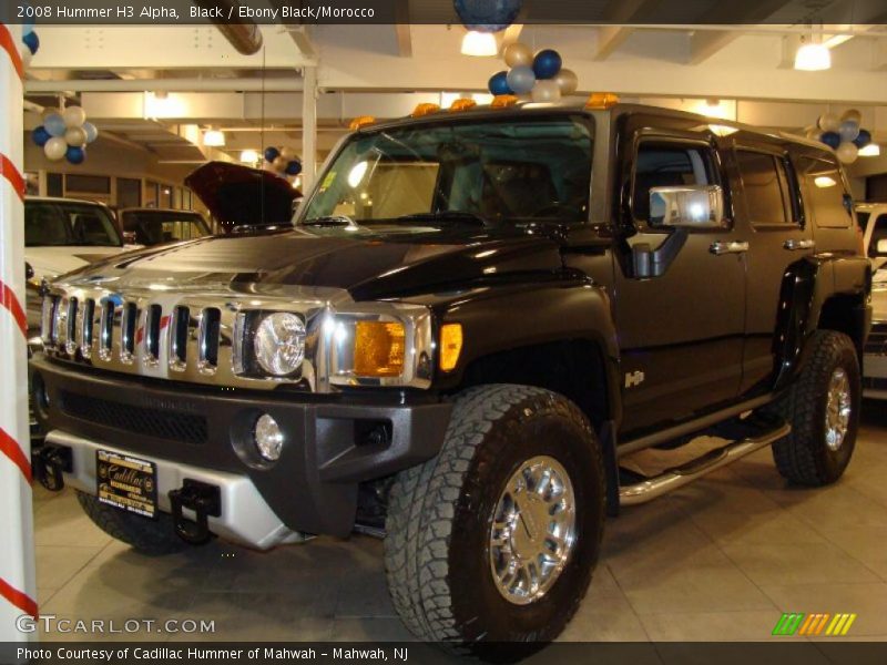 Black / Ebony Black/Morocco 2008 Hummer H3 Alpha