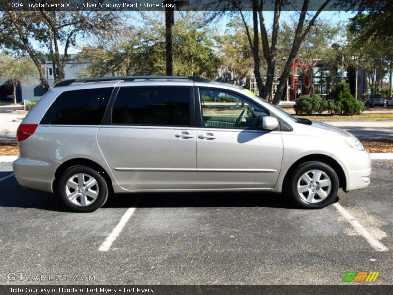 Silver Shadow Pearl / Stone Gray 2004 Toyota Sienna XLE