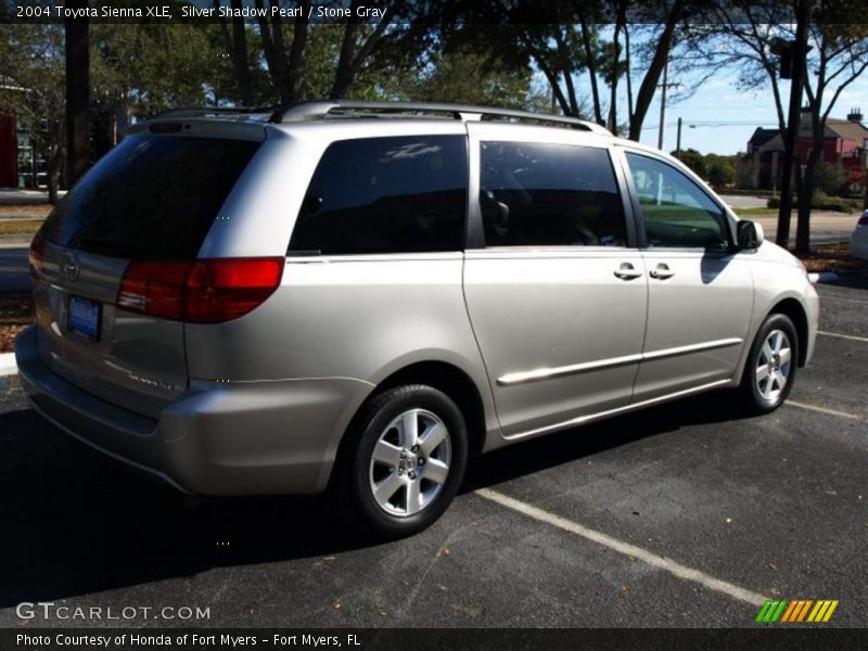Silver Shadow Pearl / Stone Gray 2004 Toyota Sienna XLE
