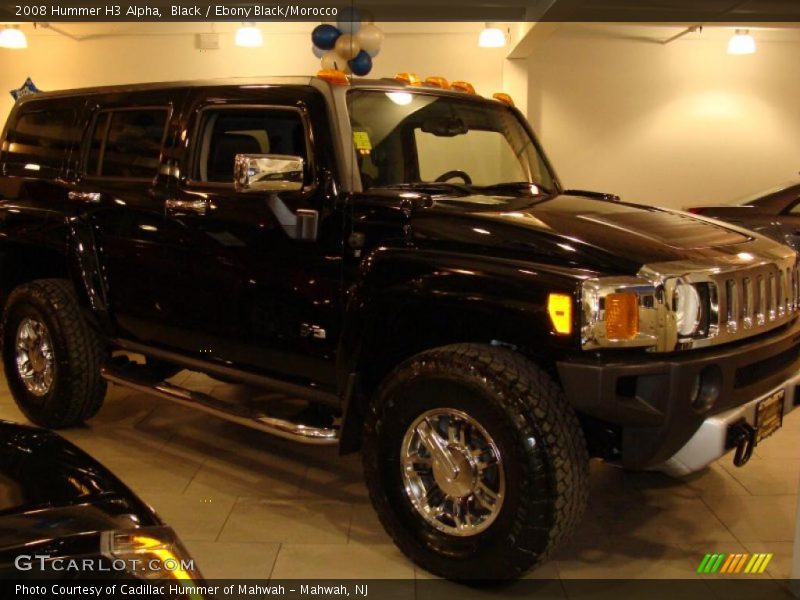 Black / Ebony Black/Morocco 2008 Hummer H3 Alpha