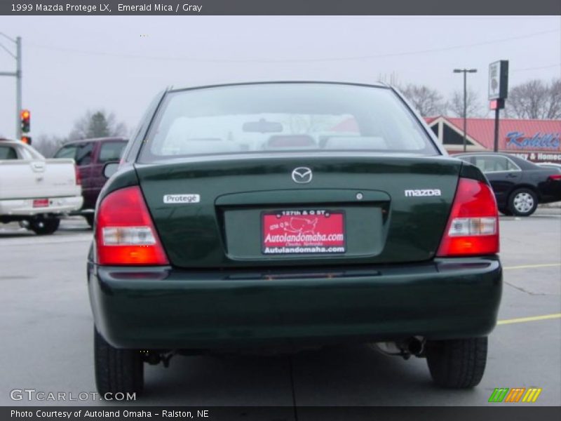 Emerald Mica / Gray 1999 Mazda Protege LX