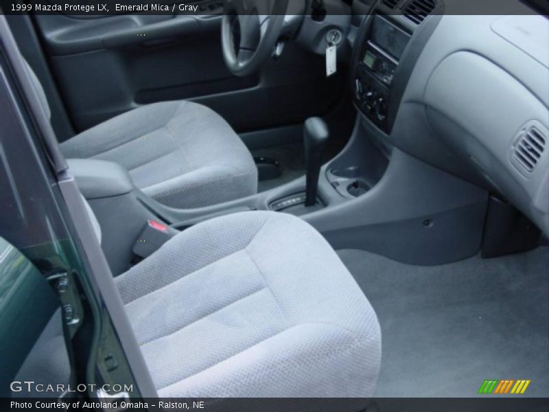 Emerald Mica / Gray 1999 Mazda Protege LX