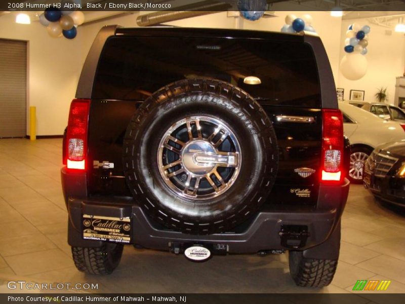 Black / Ebony Black/Morocco 2008 Hummer H3 Alpha