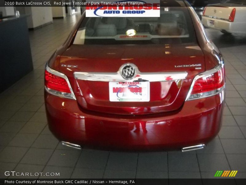 Red Jewel Tintcoat / Dark Titanium/Light Titanium 2010 Buick LaCrosse CXS