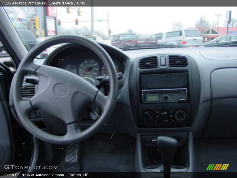 Emerald Mica / Gray 1999 Mazda Protege LX