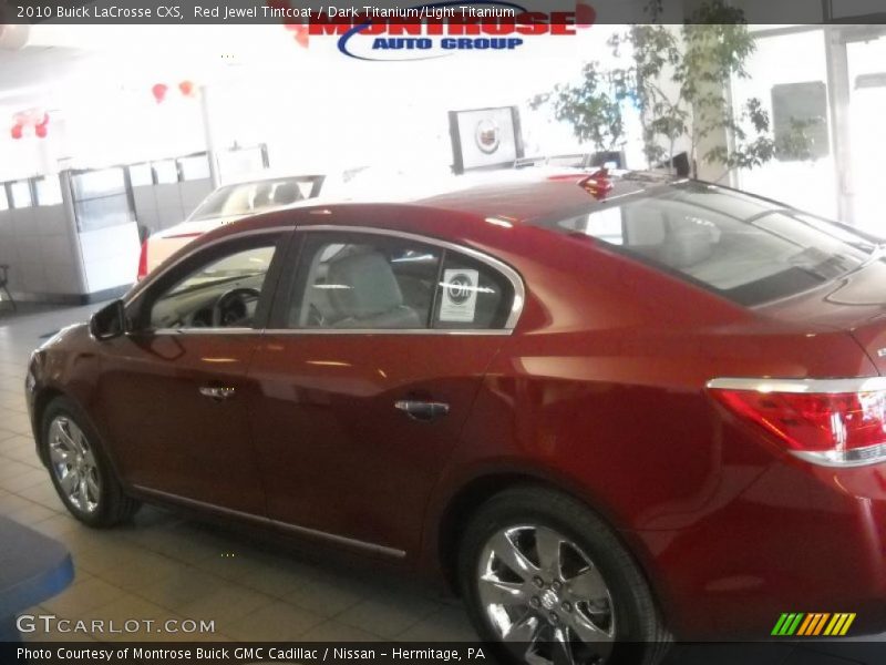 Red Jewel Tintcoat / Dark Titanium/Light Titanium 2010 Buick LaCrosse CXS