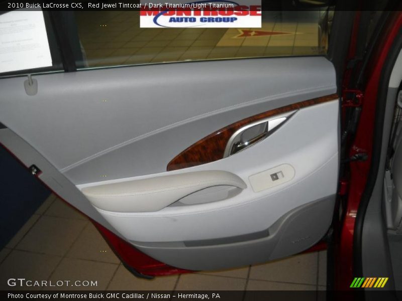 Red Jewel Tintcoat / Dark Titanium/Light Titanium 2010 Buick LaCrosse CXS