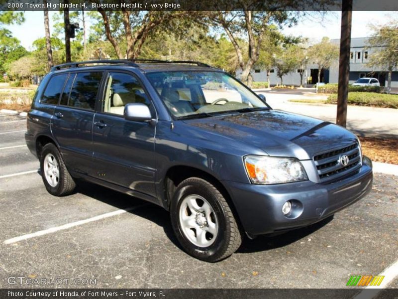 Bluestone Metallic / Ivory Beige 2006 Toyota Highlander I4