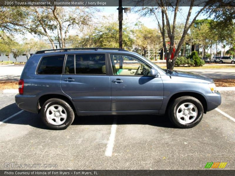 Bluestone Metallic / Ivory Beige 2006 Toyota Highlander I4