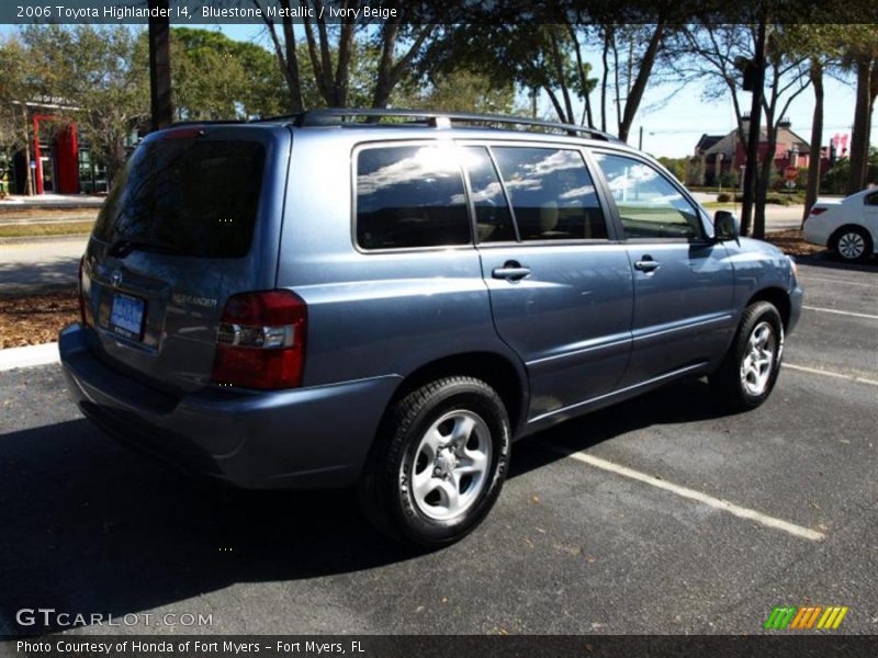 Bluestone Metallic / Ivory Beige 2006 Toyota Highlander I4