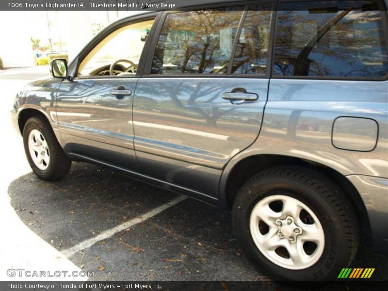 Bluestone Metallic / Ivory Beige 2006 Toyota Highlander I4