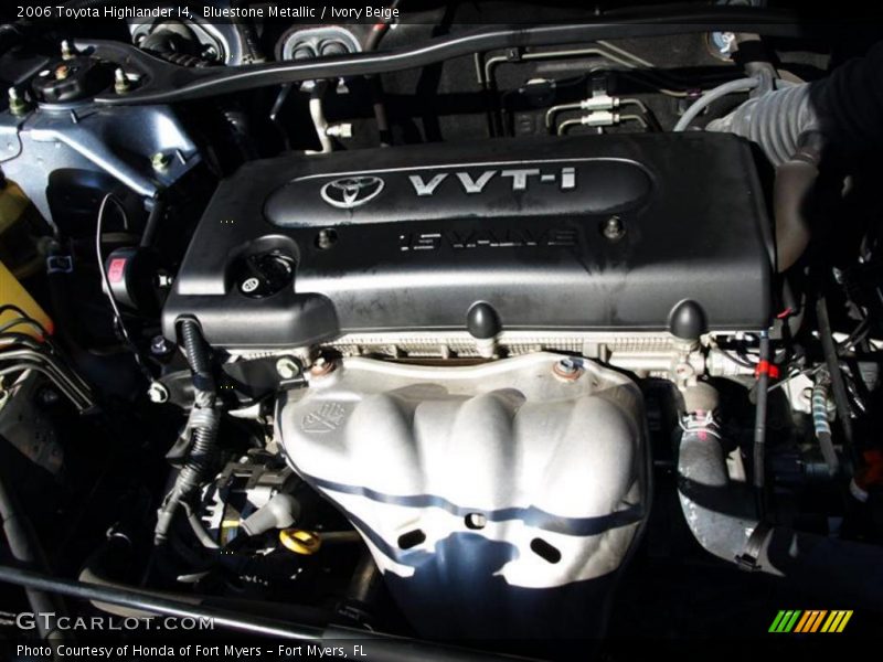 Bluestone Metallic / Ivory Beige 2006 Toyota Highlander I4