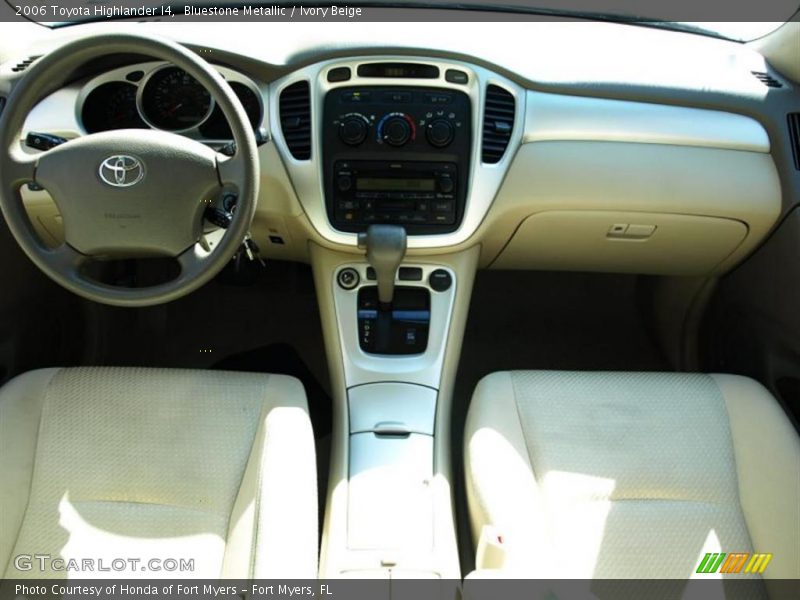 Bluestone Metallic / Ivory Beige 2006 Toyota Highlander I4