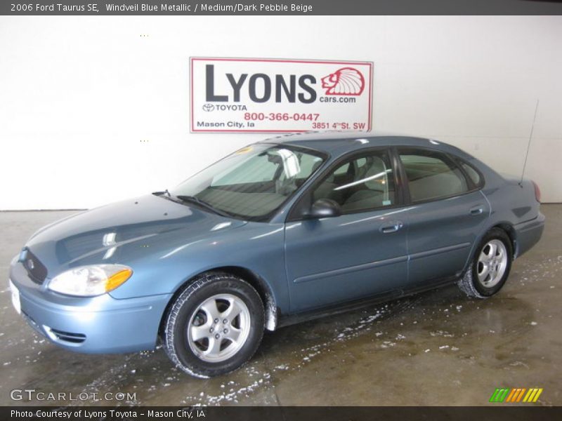 Windveil Blue Metallic / Medium/Dark Pebble Beige 2006 Ford Taurus SE