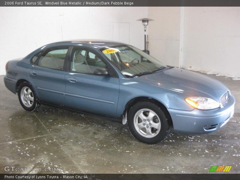 Windveil Blue Metallic / Medium/Dark Pebble Beige 2006 Ford Taurus SE
