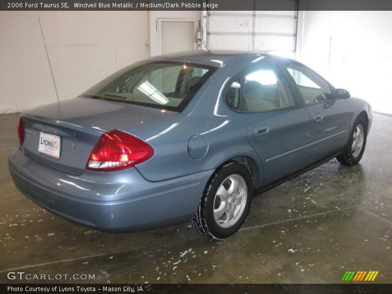 Windveil Blue Metallic / Medium/Dark Pebble Beige 2006 Ford Taurus SE