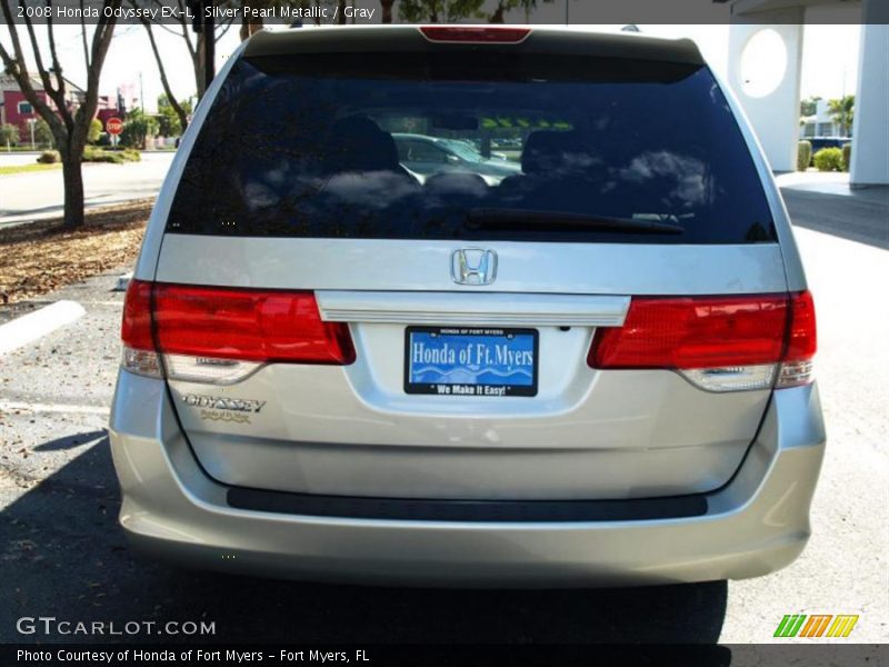 Silver Pearl Metallic / Gray 2008 Honda Odyssey EX-L