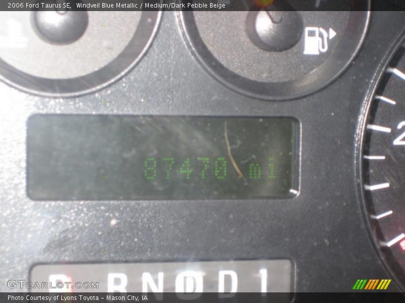 Windveil Blue Metallic / Medium/Dark Pebble Beige 2006 Ford Taurus SE