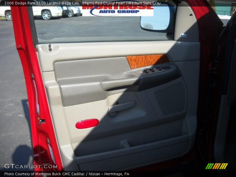 Inferno Red Crystal Pearl / Medium Slate Gray 2006 Dodge Ram 2500 Laramie Mega Cab