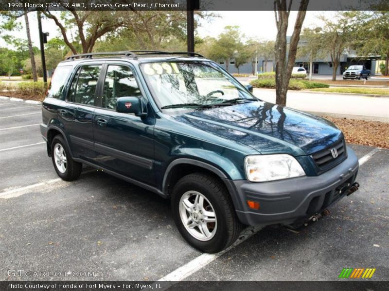 Cypress Green Pearl / Charcoal 1998 Honda CR-V EX 4WD