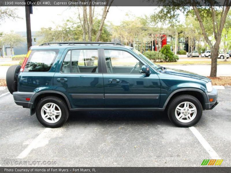 Cypress Green Pearl / Charcoal 1998 Honda CR-V EX 4WD