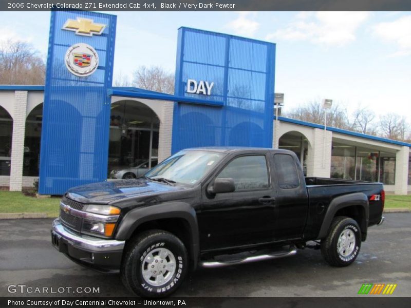 Black / Very Dark Pewter 2006 Chevrolet Colorado Z71 Extended Cab 4x4