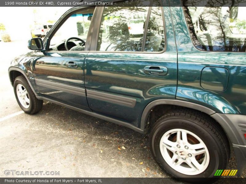 Cypress Green Pearl / Charcoal 1998 Honda CR-V EX 4WD