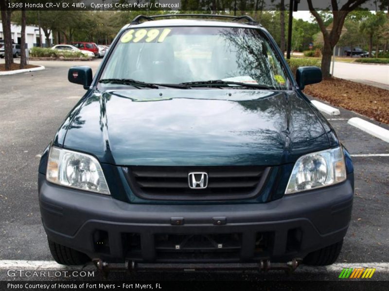Cypress Green Pearl / Charcoal 1998 Honda CR-V EX 4WD