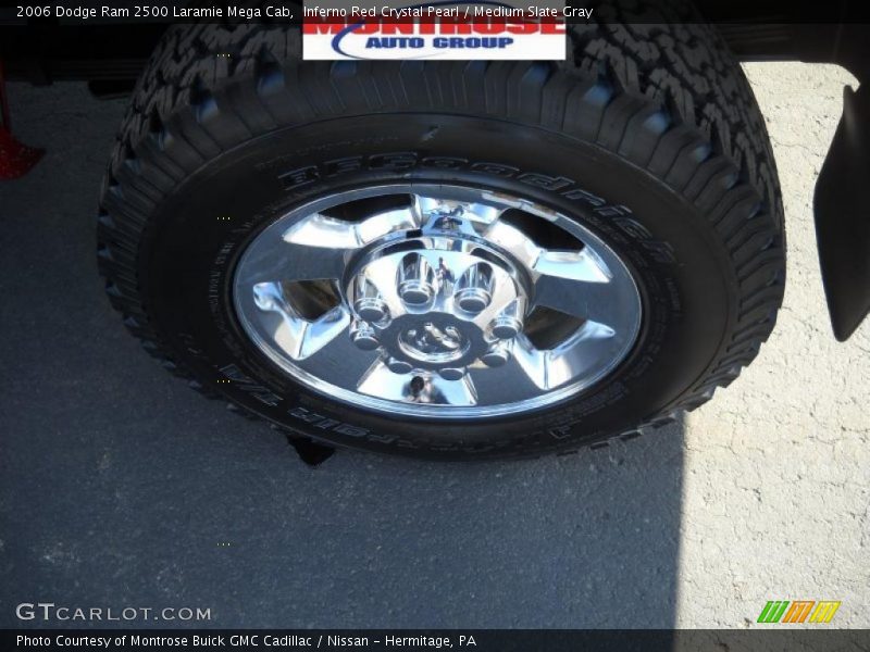 Inferno Red Crystal Pearl / Medium Slate Gray 2006 Dodge Ram 2500 Laramie Mega Cab