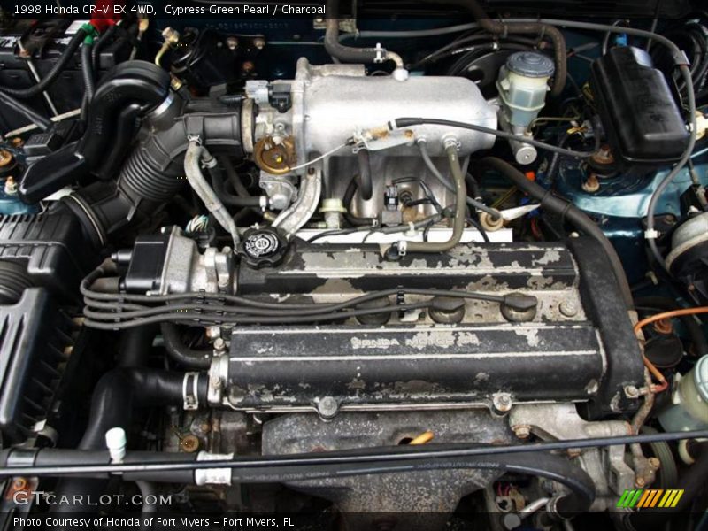 Cypress Green Pearl / Charcoal 1998 Honda CR-V EX 4WD