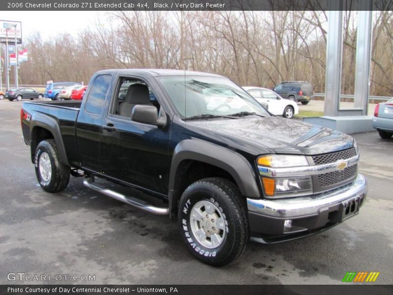 Black / Very Dark Pewter 2006 Chevrolet Colorado Z71 Extended Cab 4x4