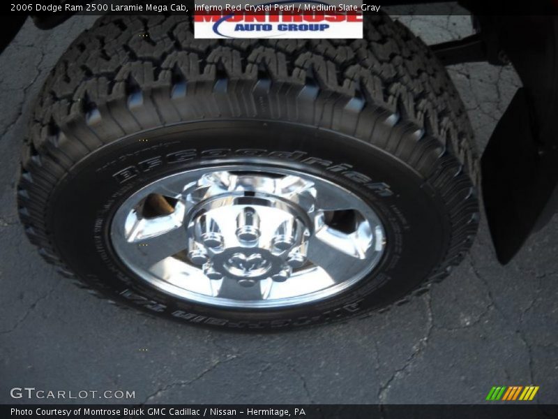 Inferno Red Crystal Pearl / Medium Slate Gray 2006 Dodge Ram 2500 Laramie Mega Cab