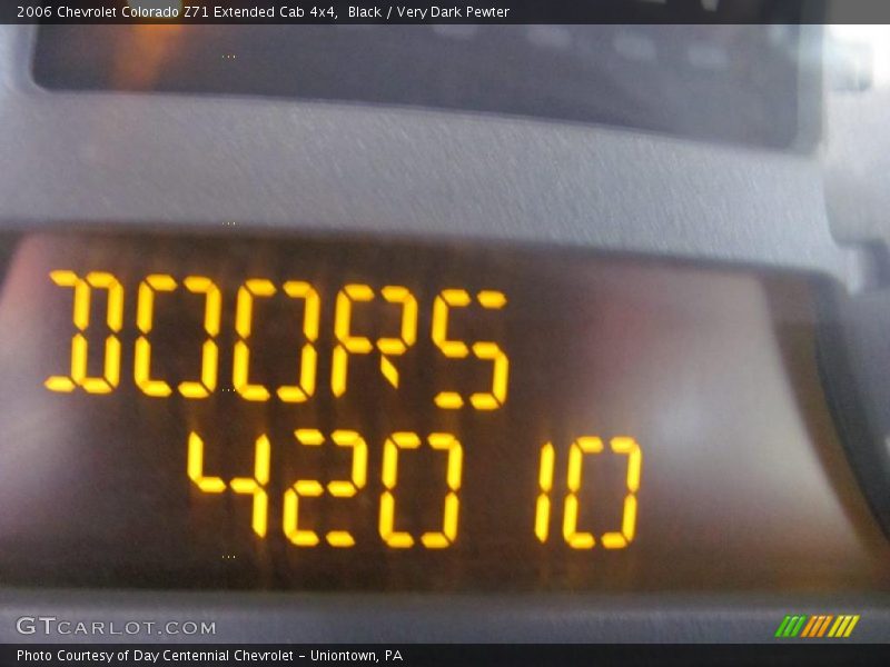 Black / Very Dark Pewter 2006 Chevrolet Colorado Z71 Extended Cab 4x4