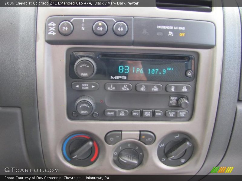 Black / Very Dark Pewter 2006 Chevrolet Colorado Z71 Extended Cab 4x4