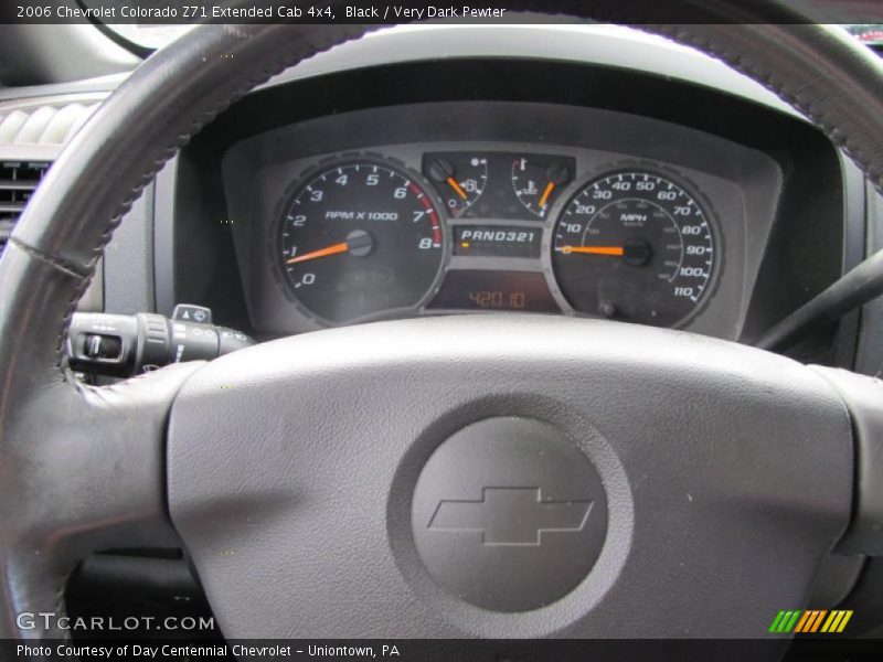 Black / Very Dark Pewter 2006 Chevrolet Colorado Z71 Extended Cab 4x4