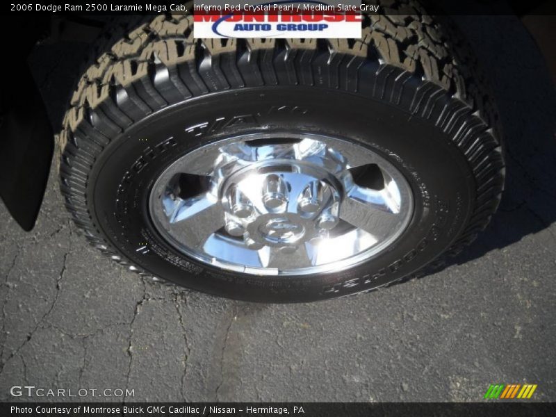 Inferno Red Crystal Pearl / Medium Slate Gray 2006 Dodge Ram 2500 Laramie Mega Cab