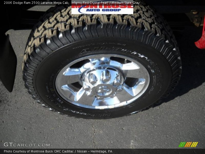 Inferno Red Crystal Pearl / Medium Slate Gray 2006 Dodge Ram 2500 Laramie Mega Cab