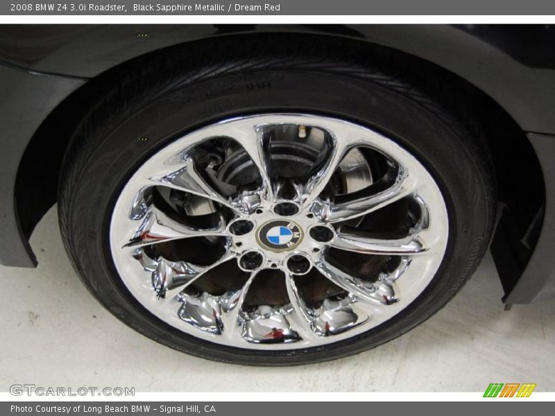 Black Sapphire Metallic / Dream Red 2008 BMW Z4 3.0i Roadster