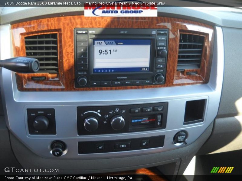 Inferno Red Crystal Pearl / Medium Slate Gray 2006 Dodge Ram 2500 Laramie Mega Cab