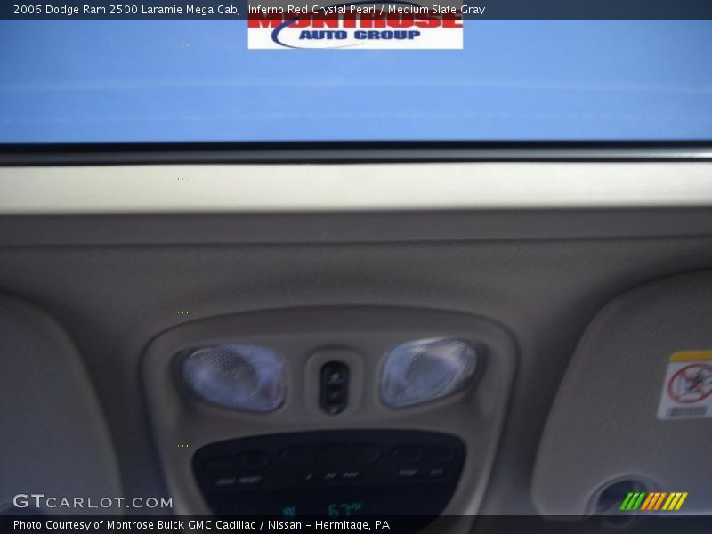 Inferno Red Crystal Pearl / Medium Slate Gray 2006 Dodge Ram 2500 Laramie Mega Cab