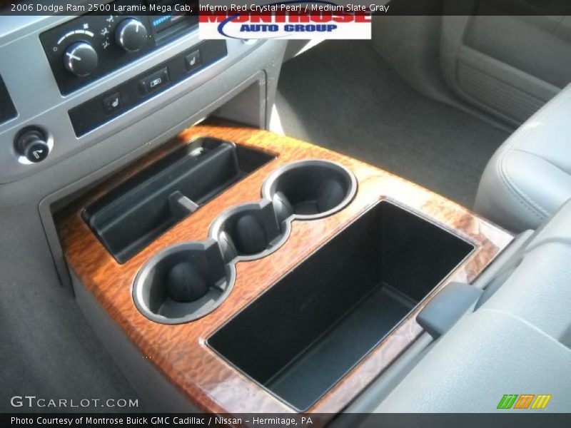Inferno Red Crystal Pearl / Medium Slate Gray 2006 Dodge Ram 2500 Laramie Mega Cab