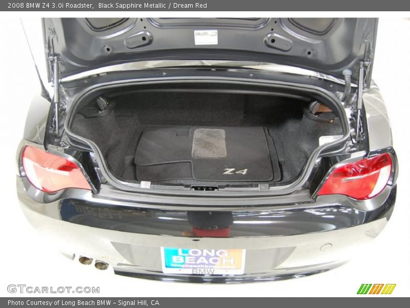 Black Sapphire Metallic / Dream Red 2008 BMW Z4 3.0i Roadster