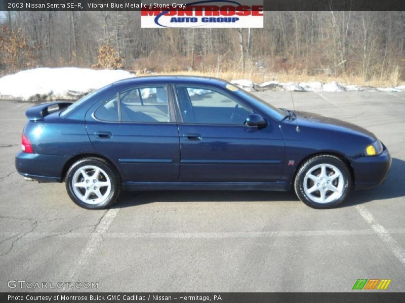 Vibrant Blue Metallic / Stone Gray 2003 Nissan Sentra SE-R