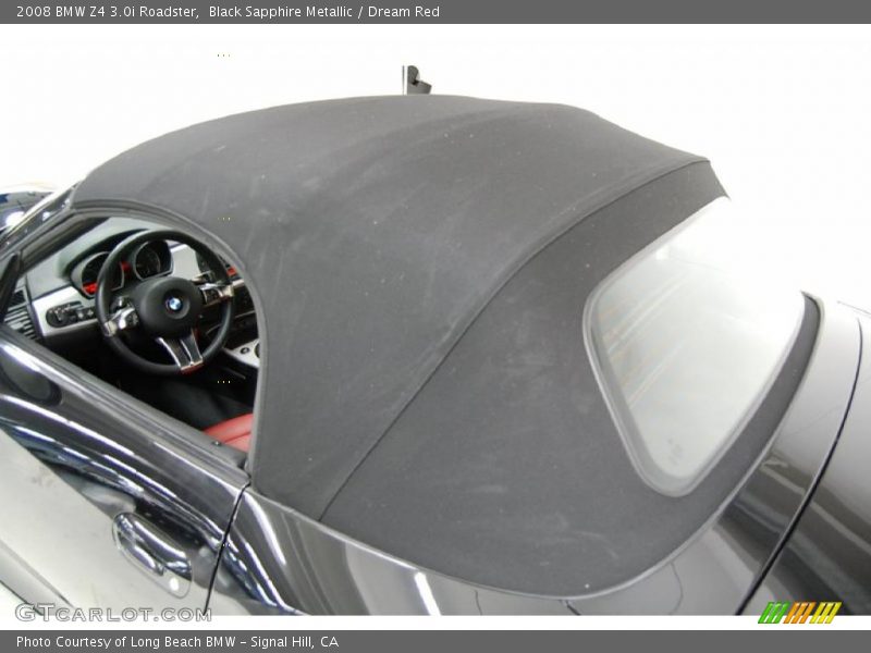 Black Sapphire Metallic / Dream Red 2008 BMW Z4 3.0i Roadster