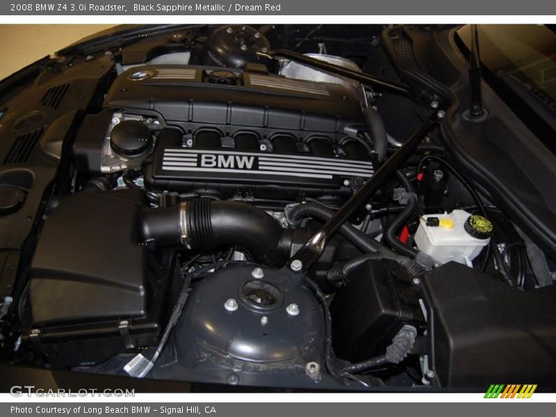 Black Sapphire Metallic / Dream Red 2008 BMW Z4 3.0i Roadster